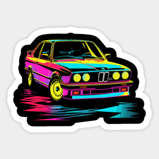 BMW E30 - Rainbow Sticker